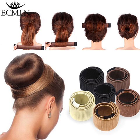 Accessoires cheveux perruque synthétique beignets bourgeon bandeau boule français torsion magique bricolage outil chignon fabricant doux français plat fait bandeau ► Photo 1/6