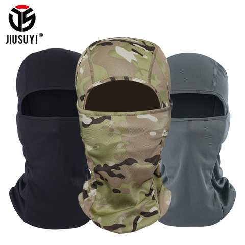 Multicam Cp-cagoule tactique militaire, Camouflage pour vélo, cagoule tactique Airsoft, casque avec revêtement, bonnet intégral pour hommes ► Photo 1/6