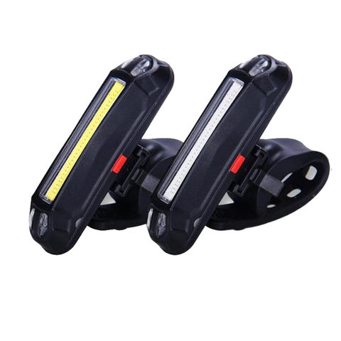 LED vélo feu arrière Multi Mode vélo cyclisme voyant d'avertissement étanche USB Rechargeable automatique arrêt avant feu arrière ► Photo 1/6