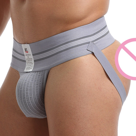 Jockstrap – String en coton pour hommes, sous-vêtements Sexy pour hommes, String ouvert et G ► Photo 1/6