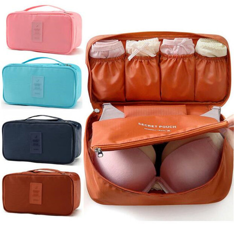 Sac de rangement de soutien-gorge pour femmes, Cube d'emballage de voyage, sac d'emballage de soutien-gorge de sous-vêtements, sacs de voyage pour femmes, organisateur de bagages pour Lingerie ► Photo 1/6