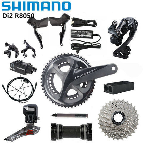 Shimano Di2 Ultegra R8050 50/34T 53/59T 165/170/172.5/175mm 2*11 22 vitesses vélo de route groupe de vélo pièces de vélo mise à jour R8000 ► Photo 1/6