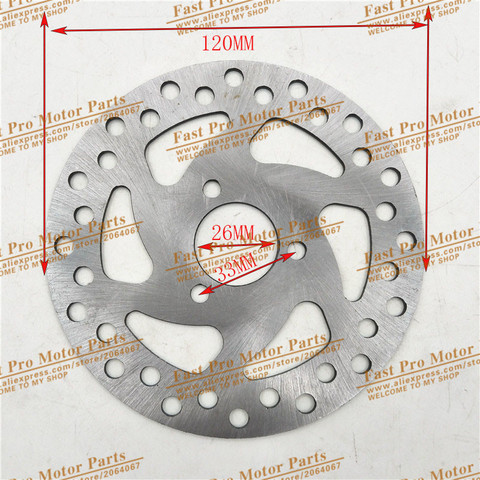 Freins à disque pour Scooter à gaz et électrique, 140mm/120MM, pour Mini moto, vélo de poche, Quad, 47cc et 49cc ► Photo 1/6