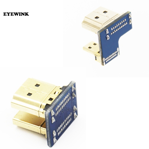 Convertisseur HDMI vers Micro HDMI 1080P, adaptateur mâle vers mâle pour écran tactile LCD Raspberry Pi 3/4 ► Photo 1/3