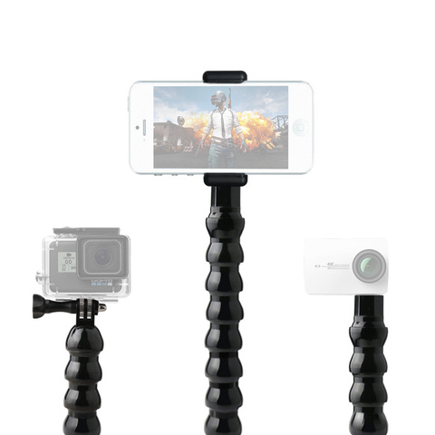 Perche à Selfie Flexible monopode avec vis de 1/4 pouce pour Gopro Hero SJcam Yi, caméra d'action ► Photo 1/6