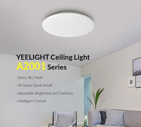 Yeelight A2001C550 50W Smart Led plafonnier réglable WiFi/bluetooth App Smartphone télécommande plafonnier travail ► Photo 1/6