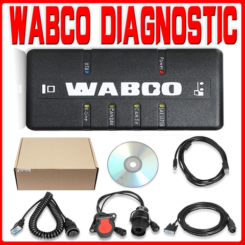 2022 plus récent KIT de DIAGNOSTIC WABCO de qualité supérieure (WDI) Scanner de remorque et de camion WABCO Scanner de Diagnostic robuste WABCO ► Photo 1/6