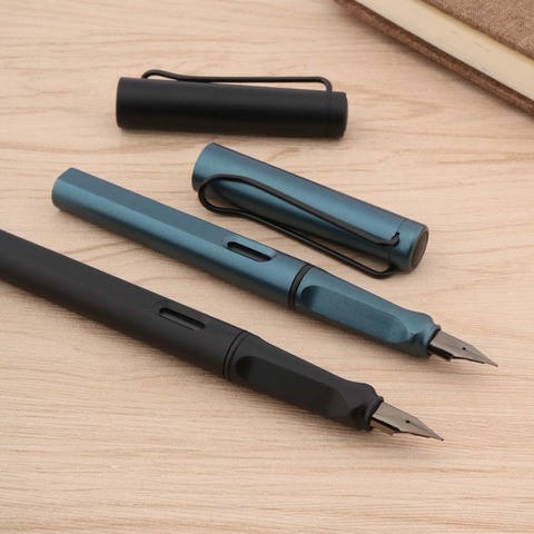 Standard classique bureau mat noir vert pistolet noir plume cadeau stylo plume ► Photo 1/6