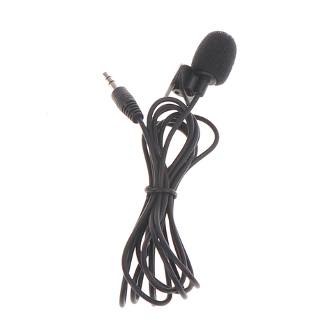 2m de Long filaire mains libres 3.5 Mm prise stéréo Mini voiture Microphone externe micro pour PC voiture DVD GPS lecteur Radio Audio Microphone ► Photo 1/6