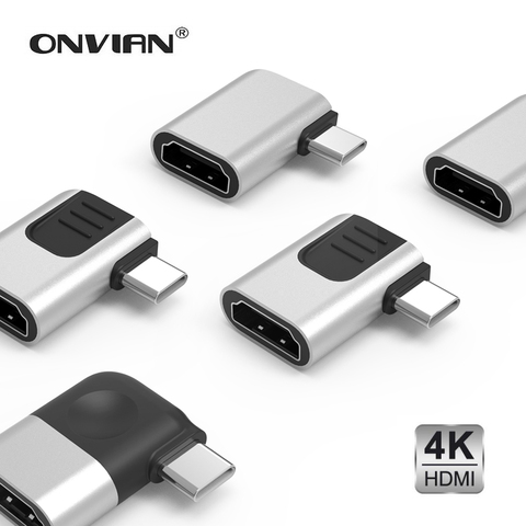 Adaptateur USB C vers HDMI 4K 2K câble Type C HDMI pour MacBook Samsung Galaxy S10 Huawei Mate P20 Pro USB-C adaptateur HDMI ► Photo 1/6