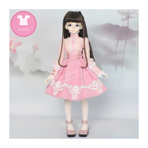 BJD-vêtements pour poupées SD, robe élégante, chemise plissée, Style princesse, 1/4, accessoires pour poupées, YF4-172 ► Photo 1/4