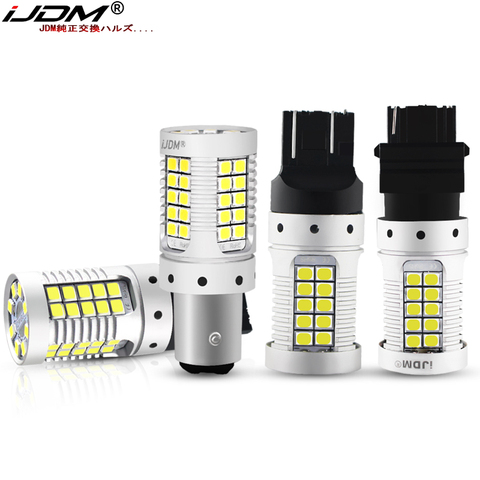 JDM voiture 7440 7443 LED pas Hyper Flash 12V T20 W21/5W 1157 3157 3156 1156 BAU15S ampoule LED pour clignotants rouge jaune blanc ► Photo 1/6