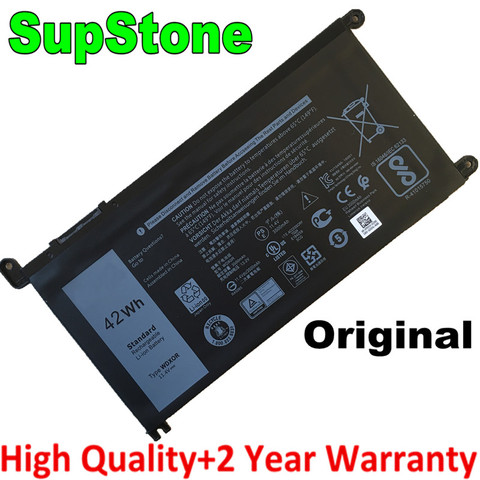 SupStone – batterie authentique WDX0R pour Dell Inspiron T2JX4, pour modèles 14 7000 5567 7560 7472 7460-D1525 7368 7378 5565 latitude 3488 3580 ► Photo 1/6