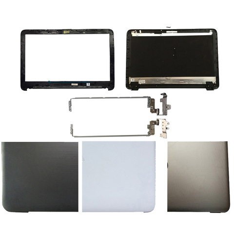 Nouveau housse d'ordinateur portable pour HP TPN-C125 TPN-C126 HQ-TRE LCD couverture arrière/LCD lunette avant/charnières 813926-001 ► Photo 1/6