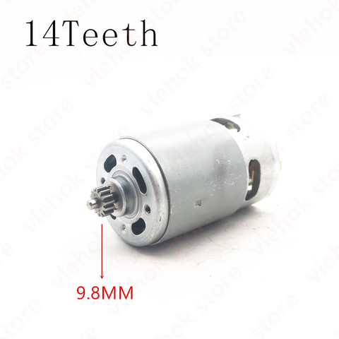 Moteur à 14 dents RS550 pour BOSCH DeWALT HITACHI MAKITA METABO Milwaukee Hilti Ryobi, 10.8V 12V 14.4V 16.8V 18V 21V 24V 25V ► Photo 1/4