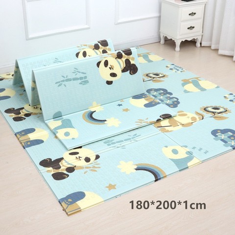 Tapis de jeu pliable pour bébé tapis de Puzzle Xpe tapis éducatif pour enfants tapis d'escalade Double face tapis enfants Activitys jeux jouets ► Photo 1/6