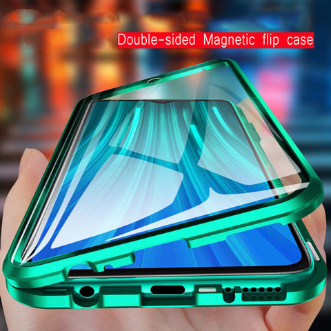 360 pleine Protection Magnétique Pour Samsung Galaxy A71 A51 A70 A50 A31 M31 A11 A30 A7 A41 A40 M21 A10 A8 A9 2022 Double Verre ► Photo 1/6