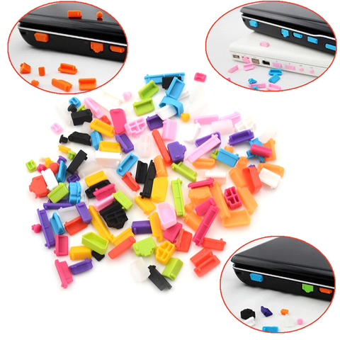 13 pièces/ensemble Anti-poussière prise pour ordinateur portable Silicone bouchon couvercle ordinateur portable bouchon Anti-poussière ordinateur portable Anti-poussière usb prise de poussière accessoires d'ordinateur ► Photo 1/3