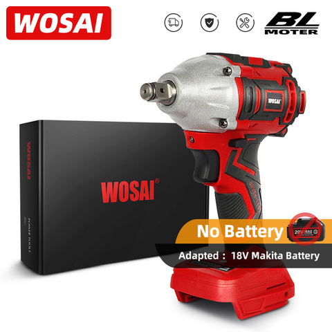 WOSAI – clé électrique de 20V, série MT, moteur sans balais, clé à chocs, batterie Li-ion Rechargeable, outil électrique, perceuse à main sans fil ► Photo 1/6