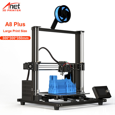 Anet A8 Plus-Imprimante 3D mise à jour, 300x300x350mm, haute précision, faible bruit, Kit d'impression 3D, carte USB et SD ► Photo 1/6