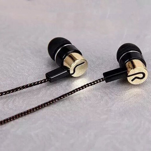 Écouteurs intra-auriculaires stéréo avec isolation du bruit, 1.1M, 3.5mm, lecteur multimédia, musique, pour course à pied ► Photo 1/6