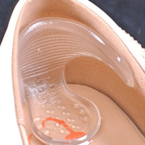 1 paire de mode Silicone Gel talon haut poignée chaussure semelle intérieure coussinet pied protecteur coussin ► Photo 1/6