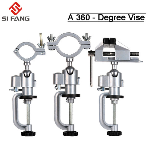 Étau de Table rotative à 360 degrés, 3 tailles, multifonctionnel, établi pivotant en alliage d'aluminium pour perceuse électrique etc. ► Photo 1/6