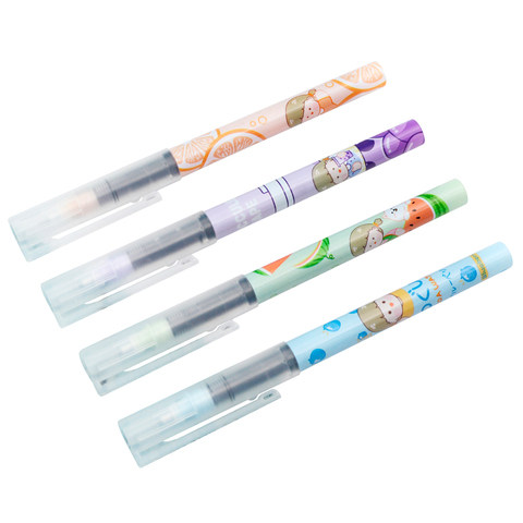 Stylo à Gel d'encre noire à séchage rapide, Kawaii, pointe d'écriture de 0.5mm pour les étudiants, fournitures d'accessoires de bureau ► Photo 1/6