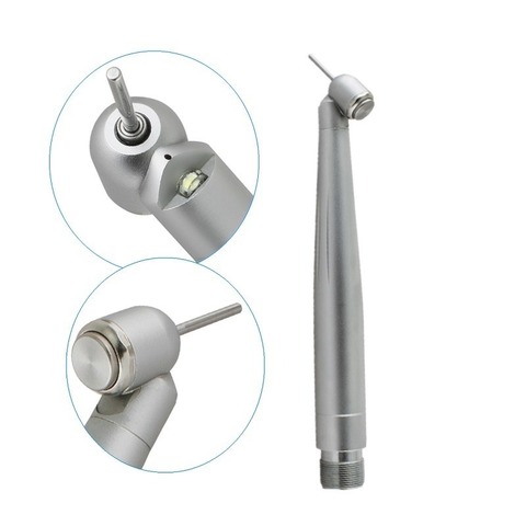 Dentiste dentaire 45 degrés haute vitesse Turbine pièce à main avec e-générateur lumière LED 4 trous/2 trous ► Photo 1/6