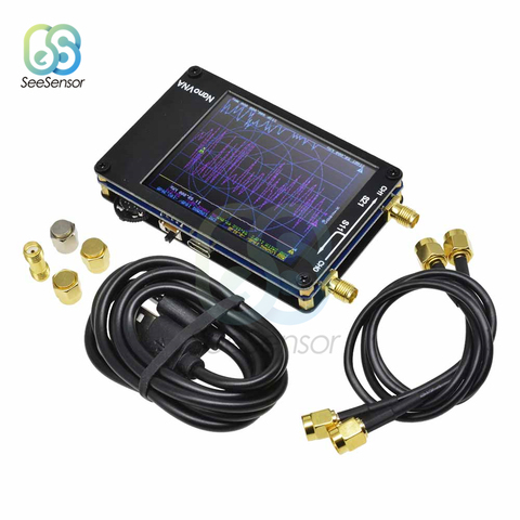 NanoVNA analyseur de réseau vectoriel analyseur d'antenne écran tactile numérique ondes courtes MF HF VHF UHF 50 KHz-900 MHz ► Photo 1/6