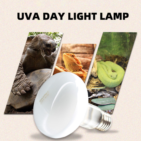 Lampe chauffante UVA + UVB pour Reptile, 220v, ampoule chauffante pour tortues, lézards, Reptile, lampe de jour avec régulateur de température ► Photo 1/1