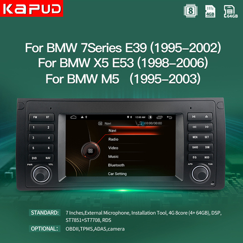 Kapud Android 10.0 lecteur multimédia de voiture 7 