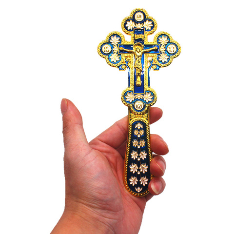 Jésus sur une croix orthodoxe russe ► Photo 1/6