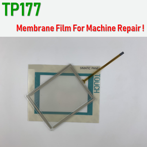 Verre d'écran tactile TP177 A/B + Film à Membrane pour la réparation du panneau HMI SIMATIC ~ faites-le vous-même, en stock ► Photo 1/1