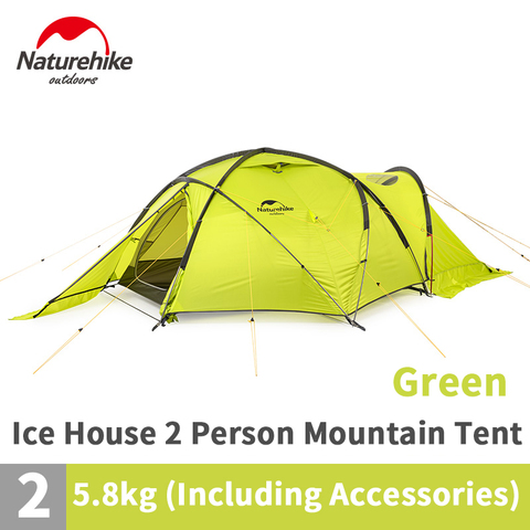 Naturehike – tente de Camping Igloo pour 2 personnes, Anti-stress, Anti-vent épais et résistant au froid, robuste, construction rapide, 70D ► Photo 1/6