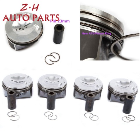 Kit de bagues de Piston et ATG de moteur modifiées, 06K 107 065 T, EA888, pour VW Passat Tiguan, Golf, Audi A3 A4 Q5 TT 2.0TFSI, broche 23mm ► Photo 1/6