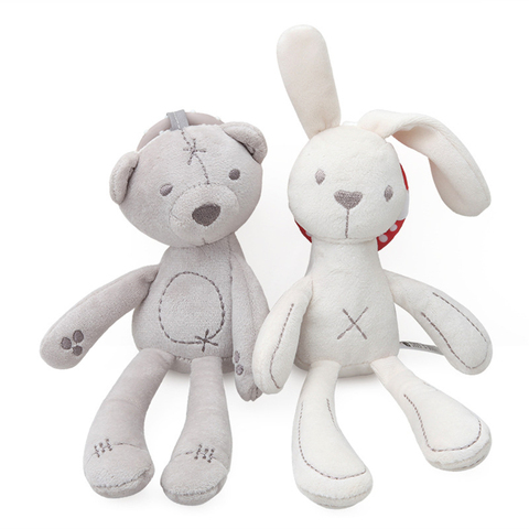 Poussette de 20CM pour bébé, jouet mignon, lapin, ours en peluche douce, lit Mobile, landau pour enfant, anneau de suspension ► Photo 1/6