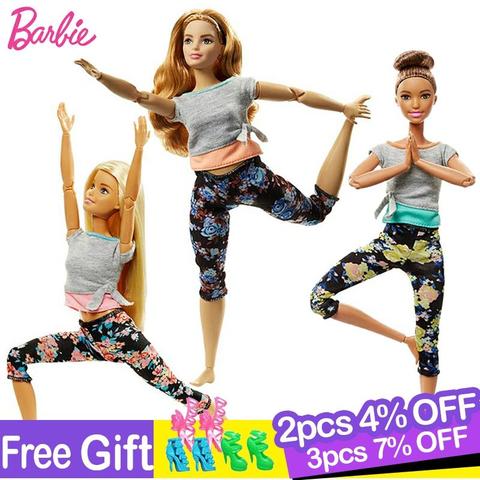 Original Barbie marque musicien tous les Joints déplacer ensemble fille poupée jouets anniversaires fille cadeaux pour enfants Boneca jouets pour enfants ► Photo 1/6