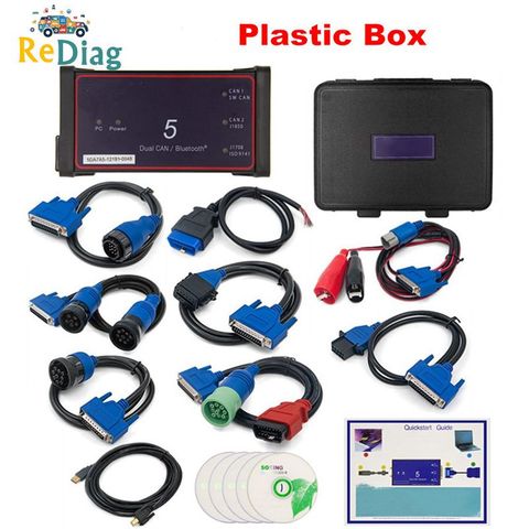 Adaptateur de protocole professionnel DPA 5 Dearborn 5 adaptateurs complets Scanner de camion robuste DPA5 sans carte de circuit imprimé Bluetooth ► Photo 1/6