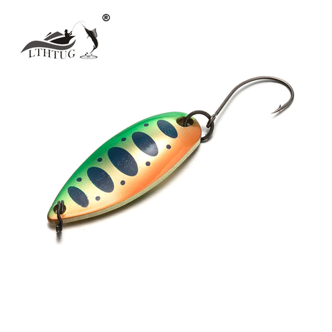 LTHTUG Pesca Isca appât artificiel MIU truite cuillère 2.8g 3.5g 4.2g 32mm leurre de pêche en métal cuillère leurre pour truite perche brochet saumon ► Photo 1/6