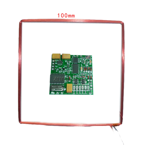 Module de lecteur d'étiquettes d'animaux 134.2KHZ, sortie TTL AGV RFID FDX-B FDXB ISO11784 longue distance ► Photo 1/5