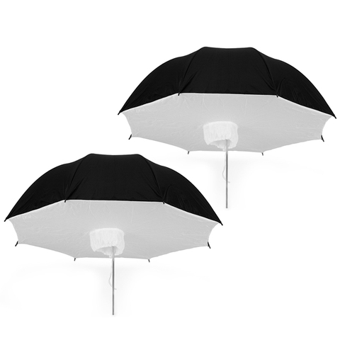 Selens – parapluie noir et argent pour studio photo, 84cm/33 