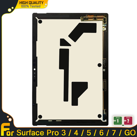 Écran tactile LCD Original pour Microsoft Surface Pro 3 1631 Pro 5 1796 Pro 4 1724 assemblage pour surface Pro 7 1866 GO 1824 ► Photo 1/6