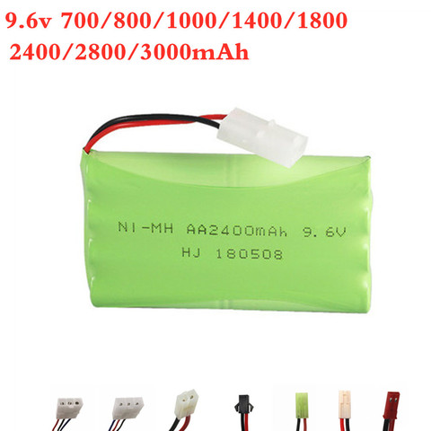 Batterie, 9.6V, 700/800/1000/1800/2400/2800/3000mAh, nickel-Cd/nimh pour jouet RC, éclairage électrique, sécurité ► Photo 1/6