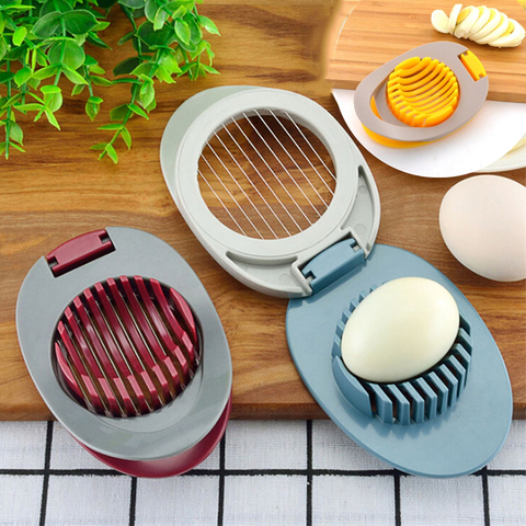Multifonction oeuf trancheuses Section Cutter diviseur en plastique oeuf séparateur couper oeuf dispositif créatif cuisine oeuf outils ► Photo 1/6
