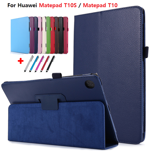 Etui à rabat pour Huawei Matepad T10s étui 10 1 Caqa pli support Folio housse de tablette pour Huawei Matepad T 10s T10 étui 10.1 9.7 pouces ► Photo 1/6