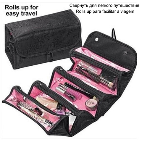 Necesser Beautician Travel Vanity Necessaries Women Beauty Toiletry Kit Make Up Makeup Cosmetic Bag Organizer Case Pouch Purse ► Photo 1/6