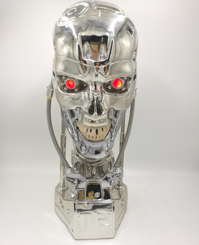 Buste en résine, Terminator, T-800, modèle 3D, tête de mort, endosquelette, Statue en résine, 1:1 ► Photo 1/6