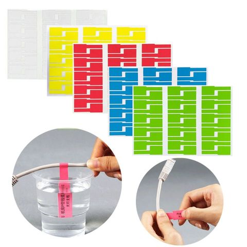 Étiquettes autocollantes à câbles, étiquettes d'identification étanches, fonctionne avec imprimante Laser, M89B, 30 pièces ► Photo 1/5