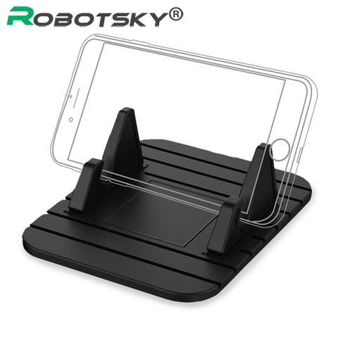 Support de téléphone en caoutchouc antidérapant pour voiture, pour iPhone X XMAX Samsung S9 S8 Xiaomi, pour Smartphone, GPS ► Photo 1/6